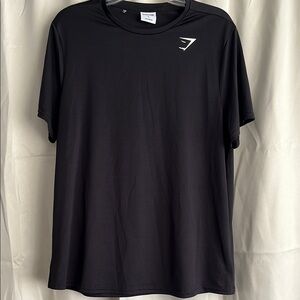 Gymshark Men’s Black Short Sleeve Shirt Size Large